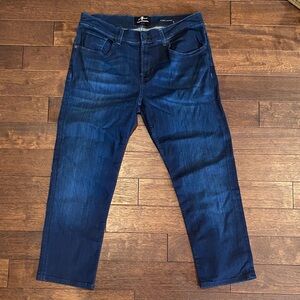 7 For All Mankind Deep Blue Slim Jeans